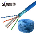 SIPU best price high quality copper UTP FTP SFTP ethernet cat5e cat6 data networking lan network cable